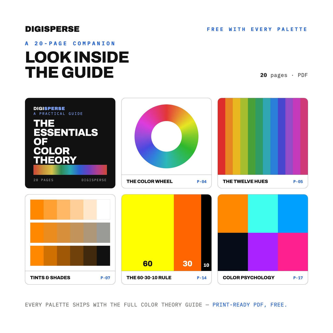 Neon Grid Color Palette | 30 Colors | Hex RGB CMYK | Color Guide | Procreate Swatches + ASE | Digital Download
