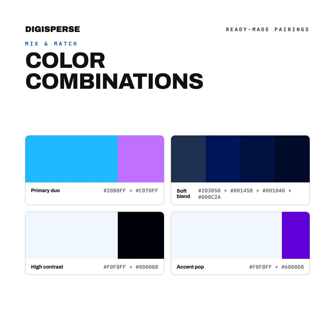 Quantum Computing Color Palette | 30 Hex RGB CMYK Colors (Digital Download)