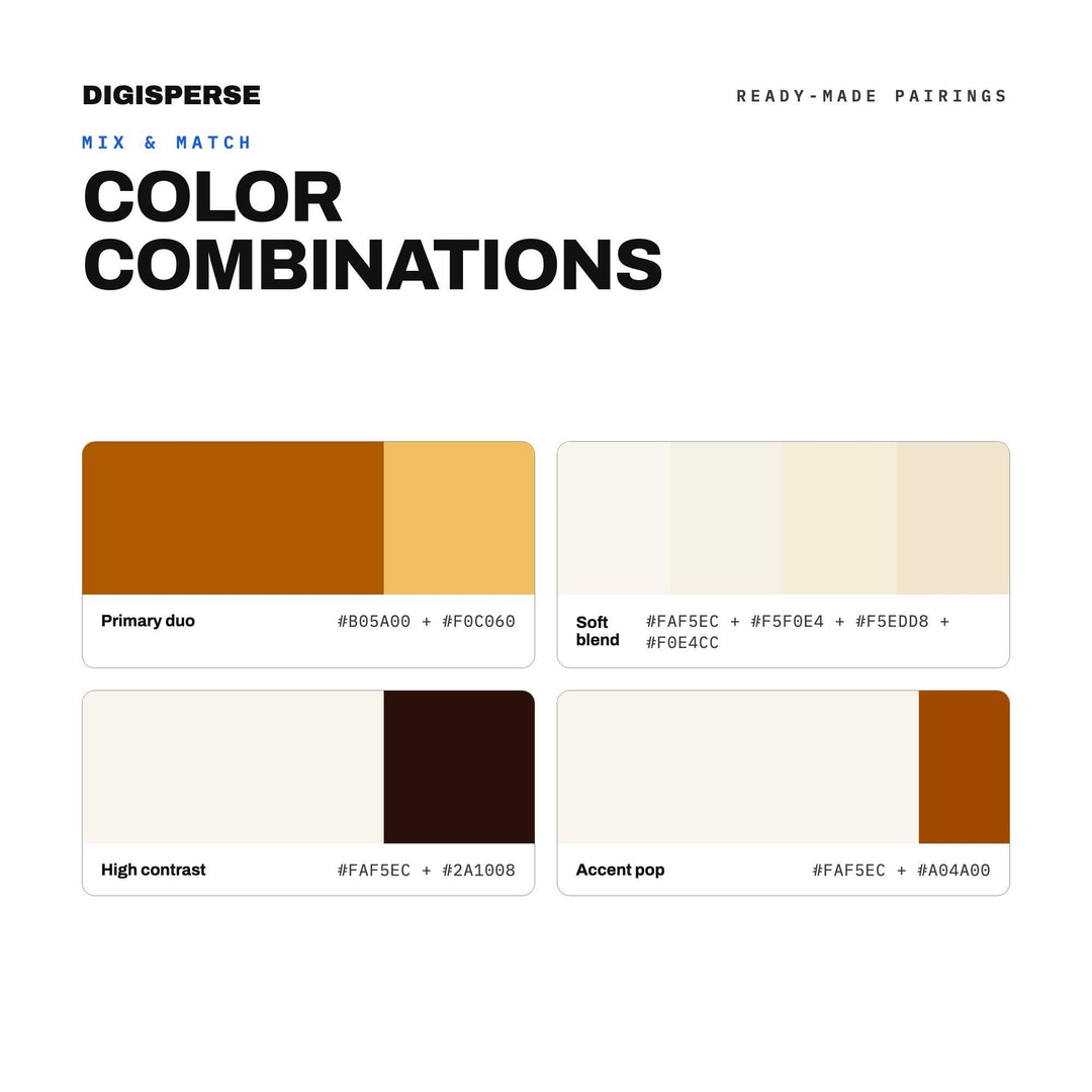 Aged Whiskey Color Palette | 30 Colors | Hex RGB CMYK | Color Guide | Procreate Swatches + ASE | Digital Download