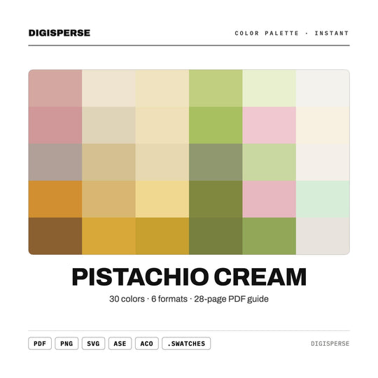Pistachio Cream color palette — main preview