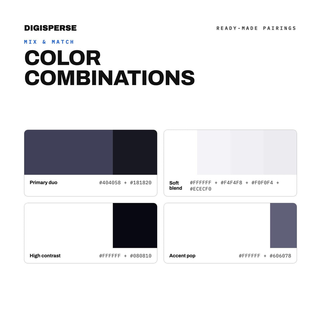 Galena Color Palette | 30 Colors | Hex RGB CMYK | Color Guide | Procreate Swatches + ASE | Digital Download
