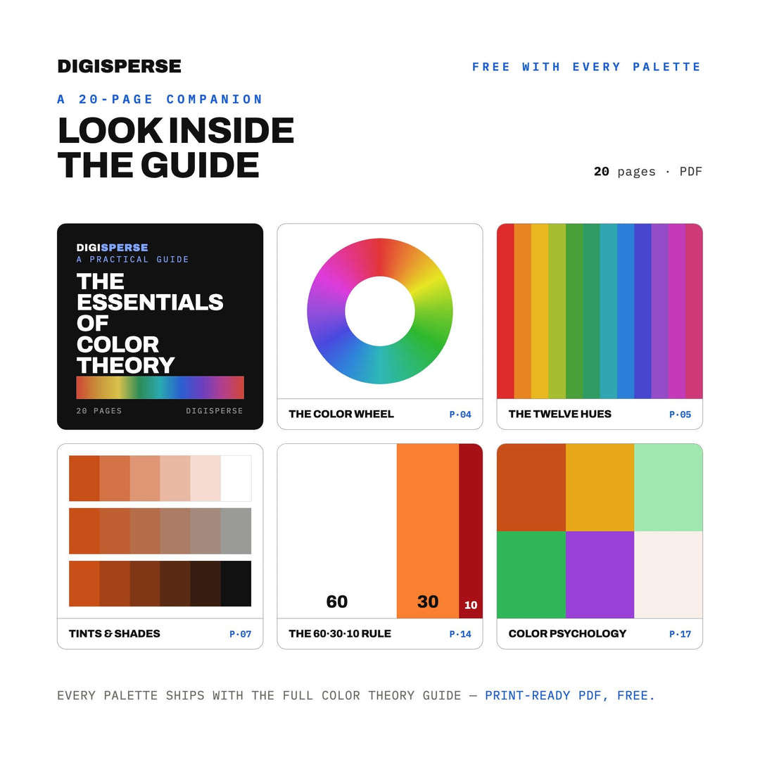 Opal Fire Color Palette | 30 Procreate Swatches, HEX, RGB, CMYK (Digital Download)