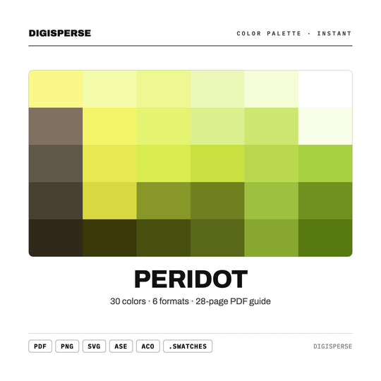 Peridot color palette — main preview