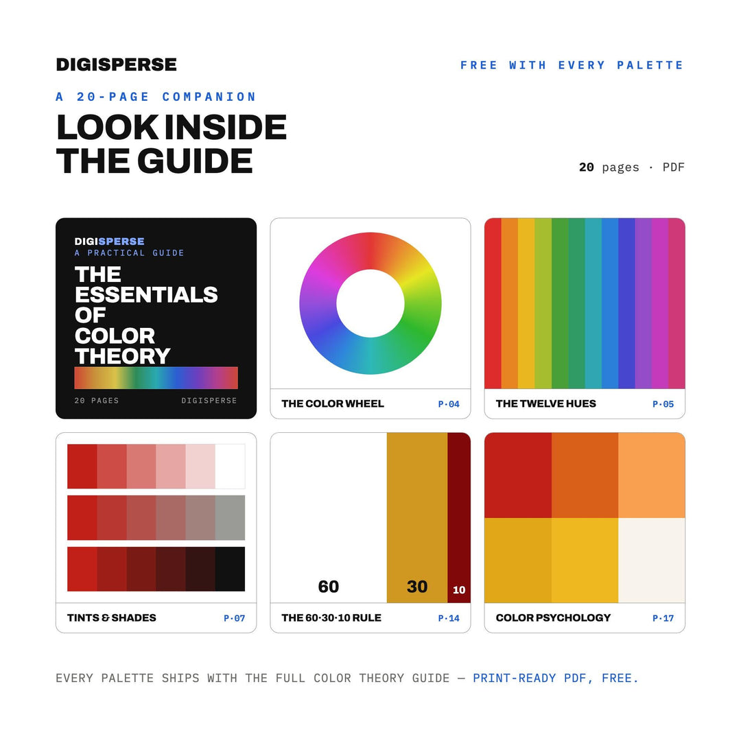 Kyoto In Fall Color Palette | 30 Colors | Hex RGB CMYK | Color Guide | Procreate Swatches + ASE | Digital Download