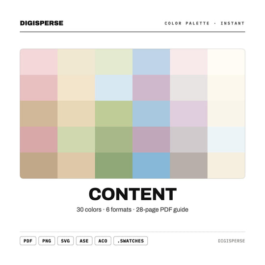 Content color palette — main preview