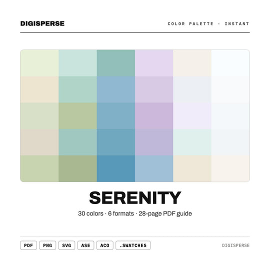 Serenity color palette — main preview