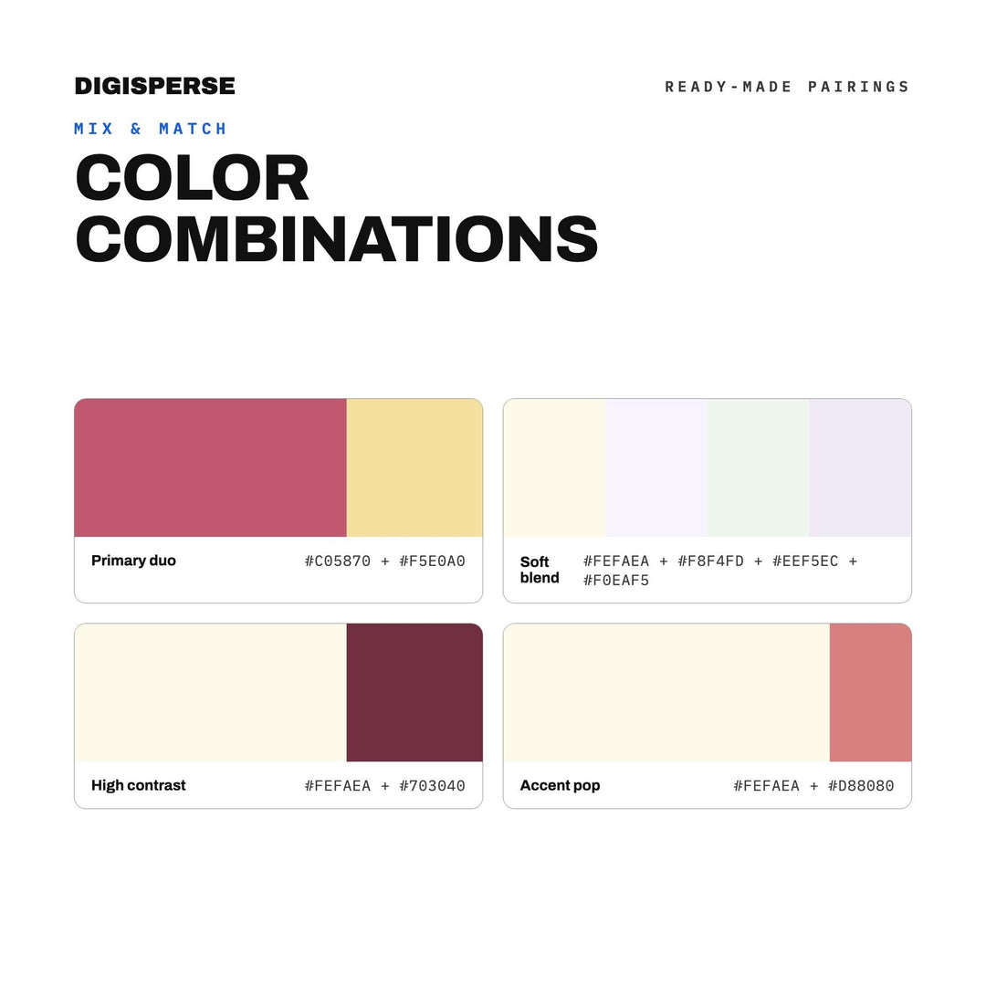 Soft Gentle Color Palette for Romantic Wedding Art and Delicate Branding, 30 Tender Blush Hues, Procreate Swatches, Hex Codes