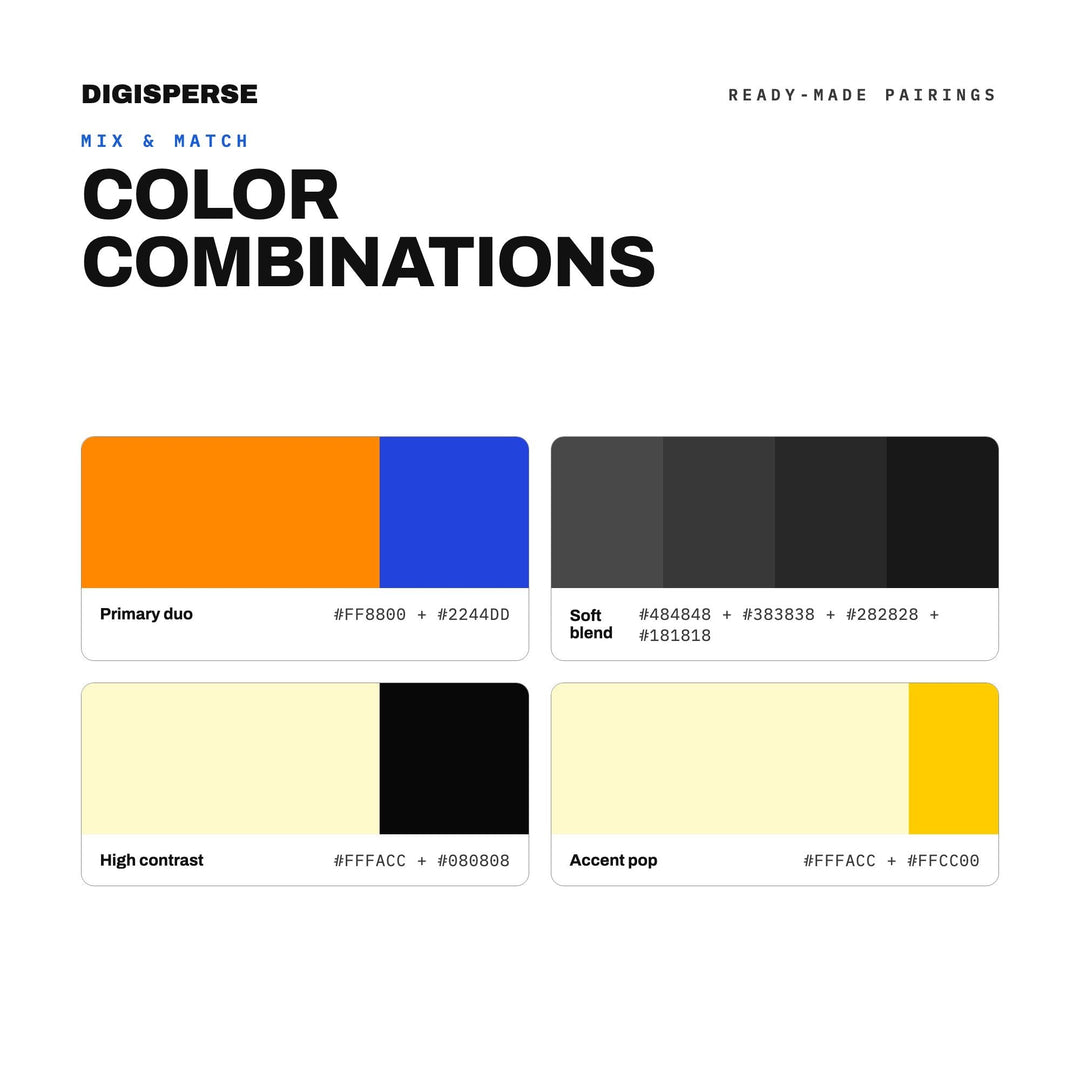 1960s Mod Color Palette | 30 Swatches, Hex, RGB, CMYK (Digital Download)