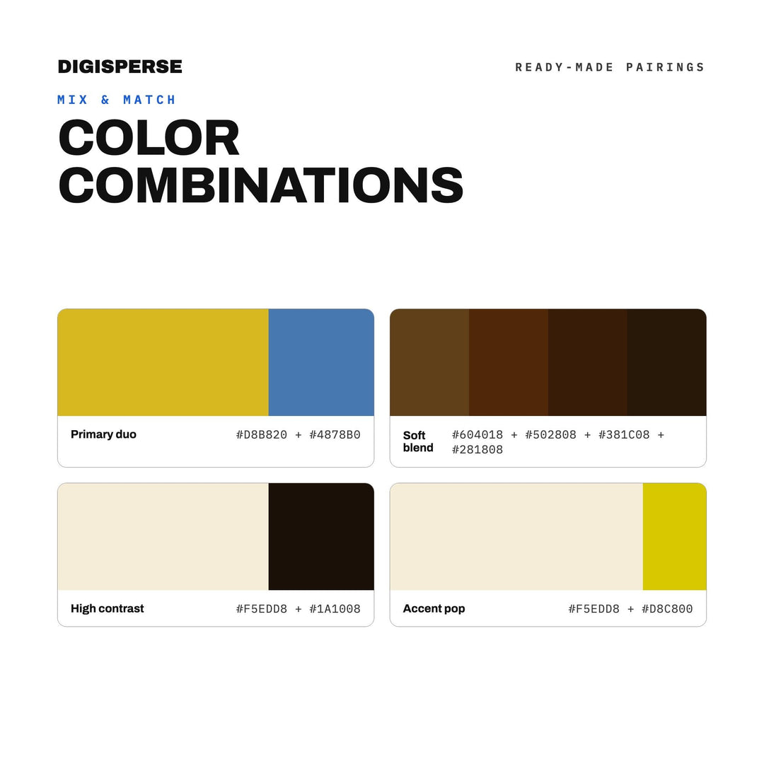 Retro Funk Color Palette for Groovy Poster Art and Music Branding, 30 Vibrant 70s Inspired Hues with Hex Codes, Procreate Swatches
