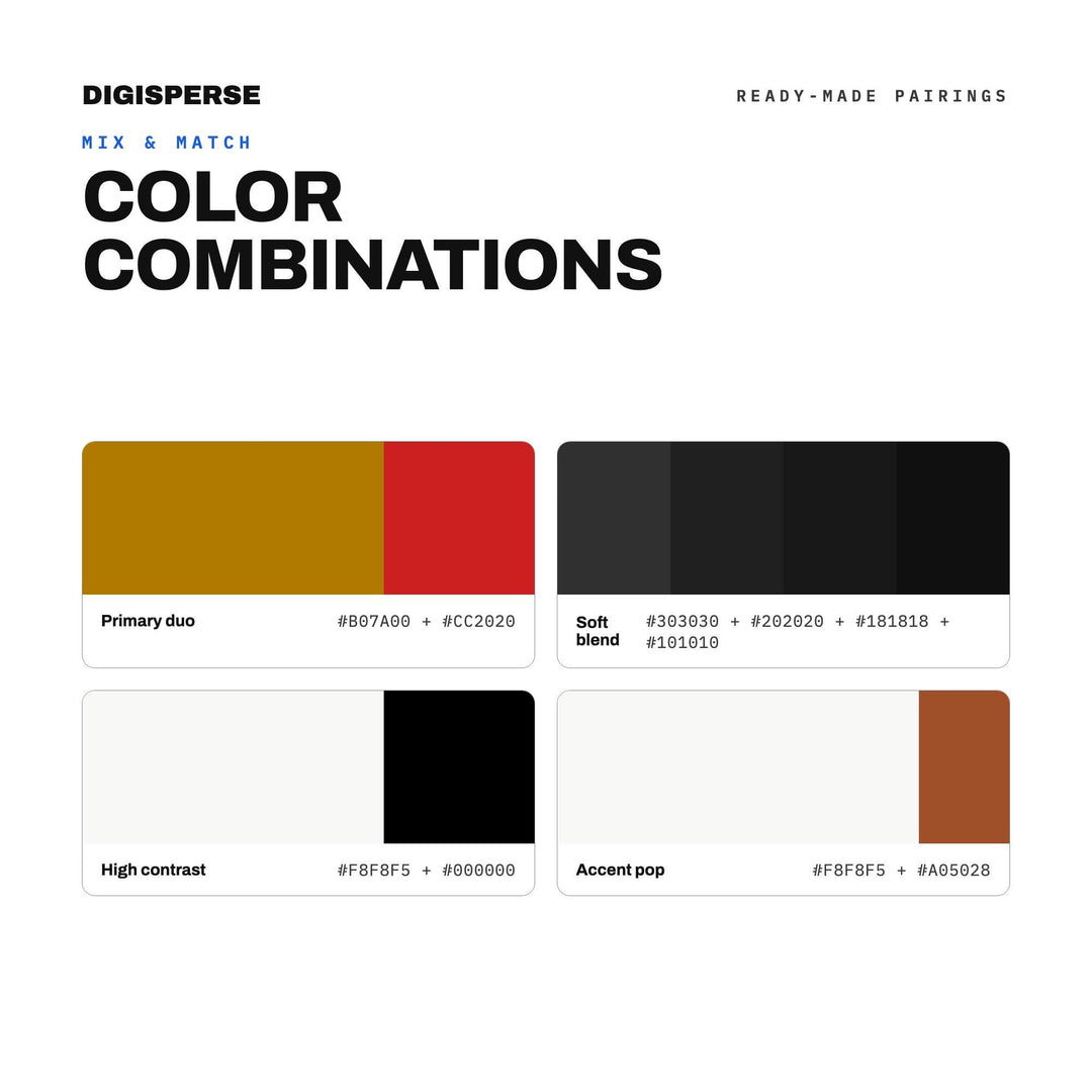 Heavy Metal Color Palette | 30 Colors | Hex RGB CMYK | Color Guide | Procreate Swatches + ASE | Digital Download