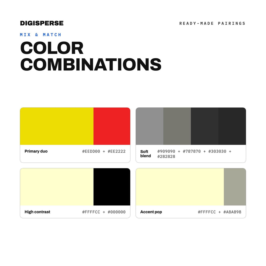 Punk Zine Color Palette | 30 DIY Colors, Procreate, ASE (Digital Download)