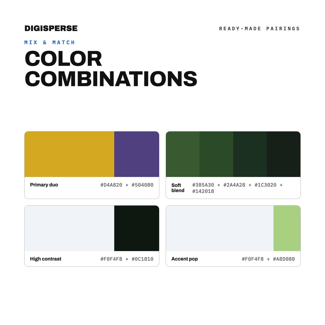 Enchanted Forest Color Palette | 30 Colors | Hex RGB CMYK | Color Guide | Procreate Swatches + ASE | Digital Download