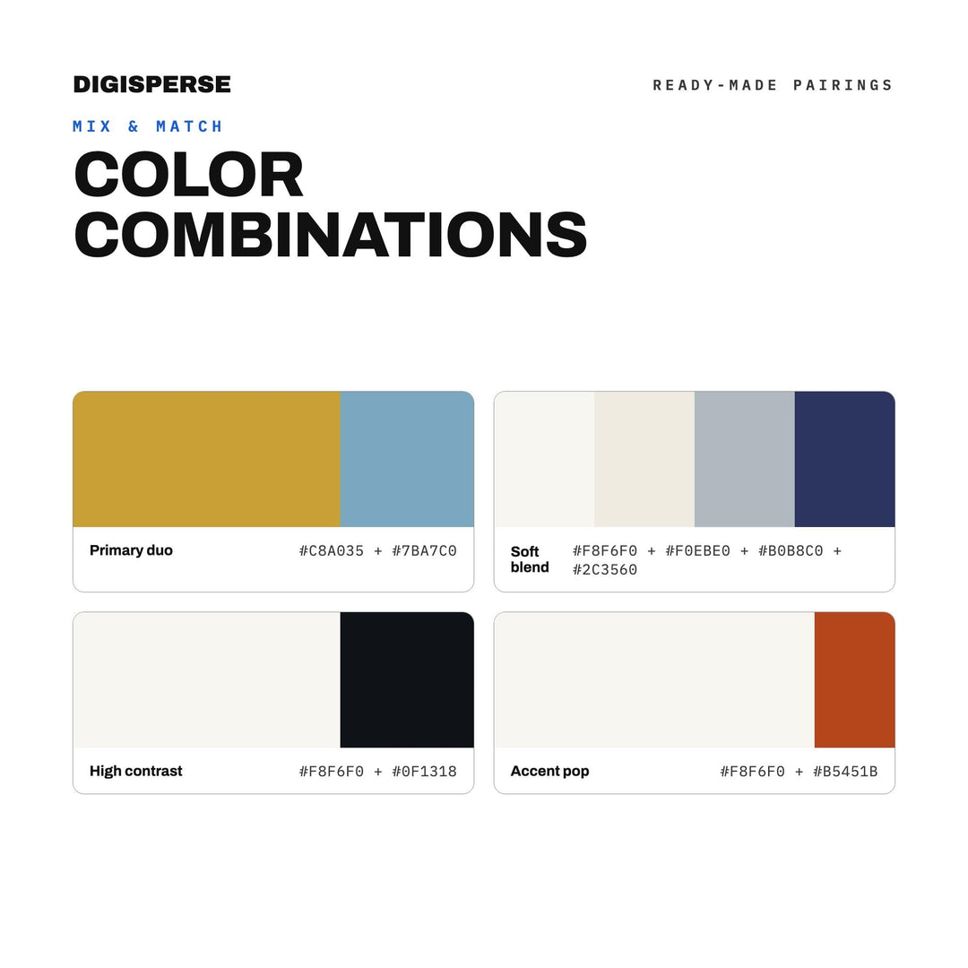 Fresh Crisp Color Palette for Back to School Art and Stationery Branding, 30 September Start Hues, Procreate Swatches