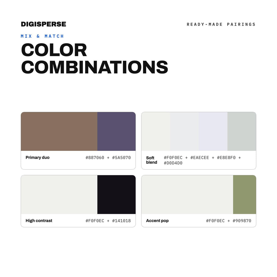 Muted Grey Color Palette for Moody Autumn Art and Eerie Halloween Branding, 30 October Fog Hues, Procreate Swatches