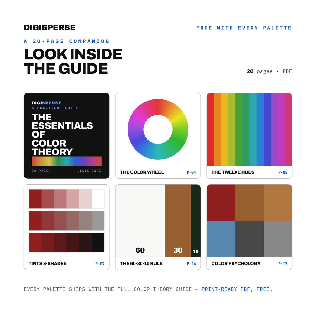 Warm Rustic Color Palette for Cozy Winter Cabin Art and Alpine Branding, 30 Fireside Ember Hues, Procreate Swatches
