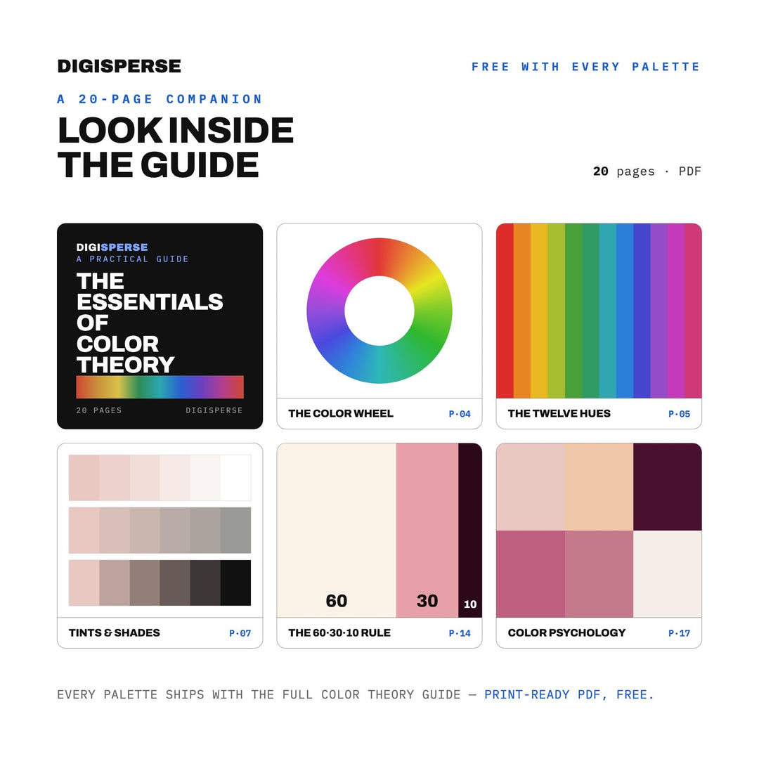 Romantic Blush Color Palette for Couples Getaway Art and Valentine Branding, 30 Weekend Away Hues, Procreate Swatches