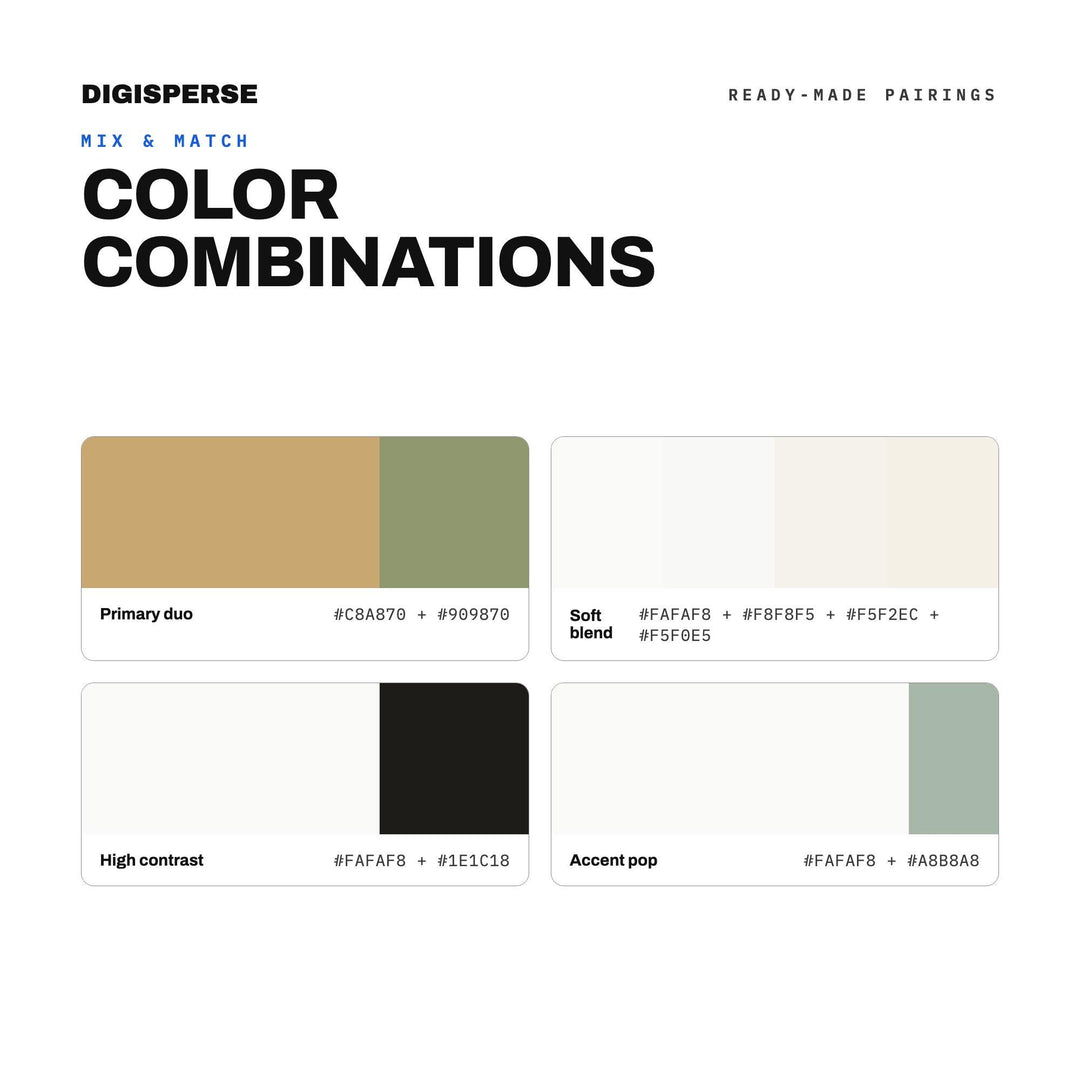 Japandi Interior Color Palette | 30 Colors | Hex RGB CMYK | Procreate Swatches + ASE | Digital Download