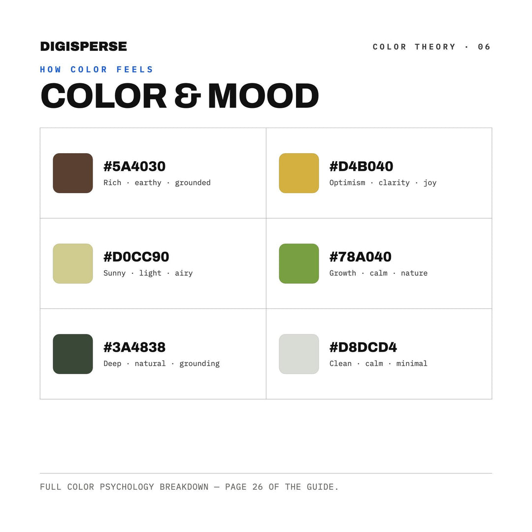 Bamboo Grove Color Palette | 30 Procreate Swatches, HEX, RGB, CMYK (Digital Download)