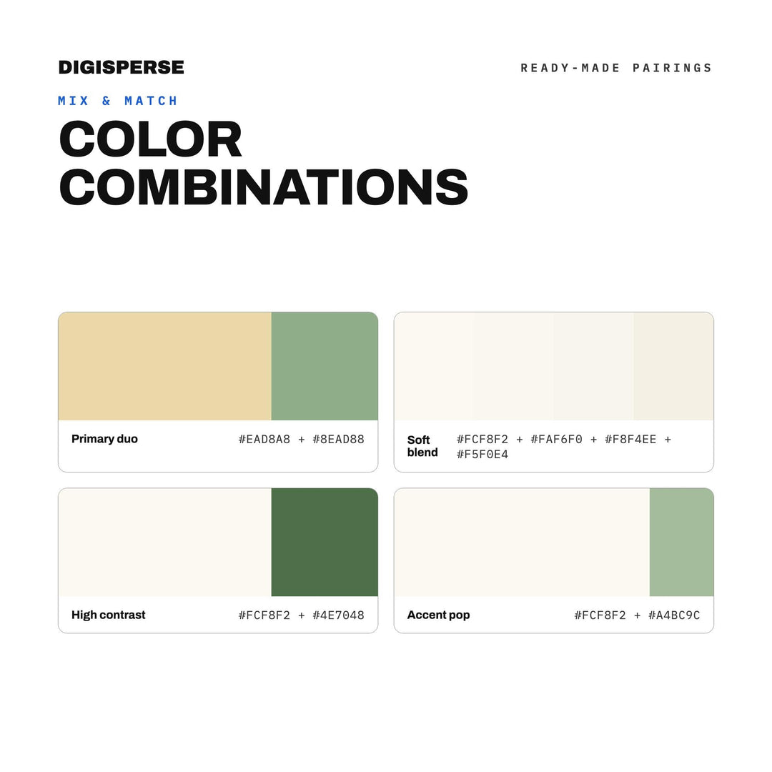 Soft Sage Color Palette for Gender Neutral Baby Art and Nursery Branding, 30 Baby Shower Hues, Procreate Swatches