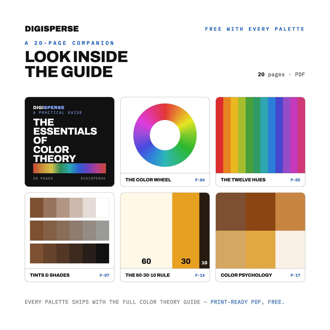 Warm Golden Color Palette for Cozy Baking Art and Rustic Kitchen Branding, 30 Brown Butter Hues, Procreate Swatches