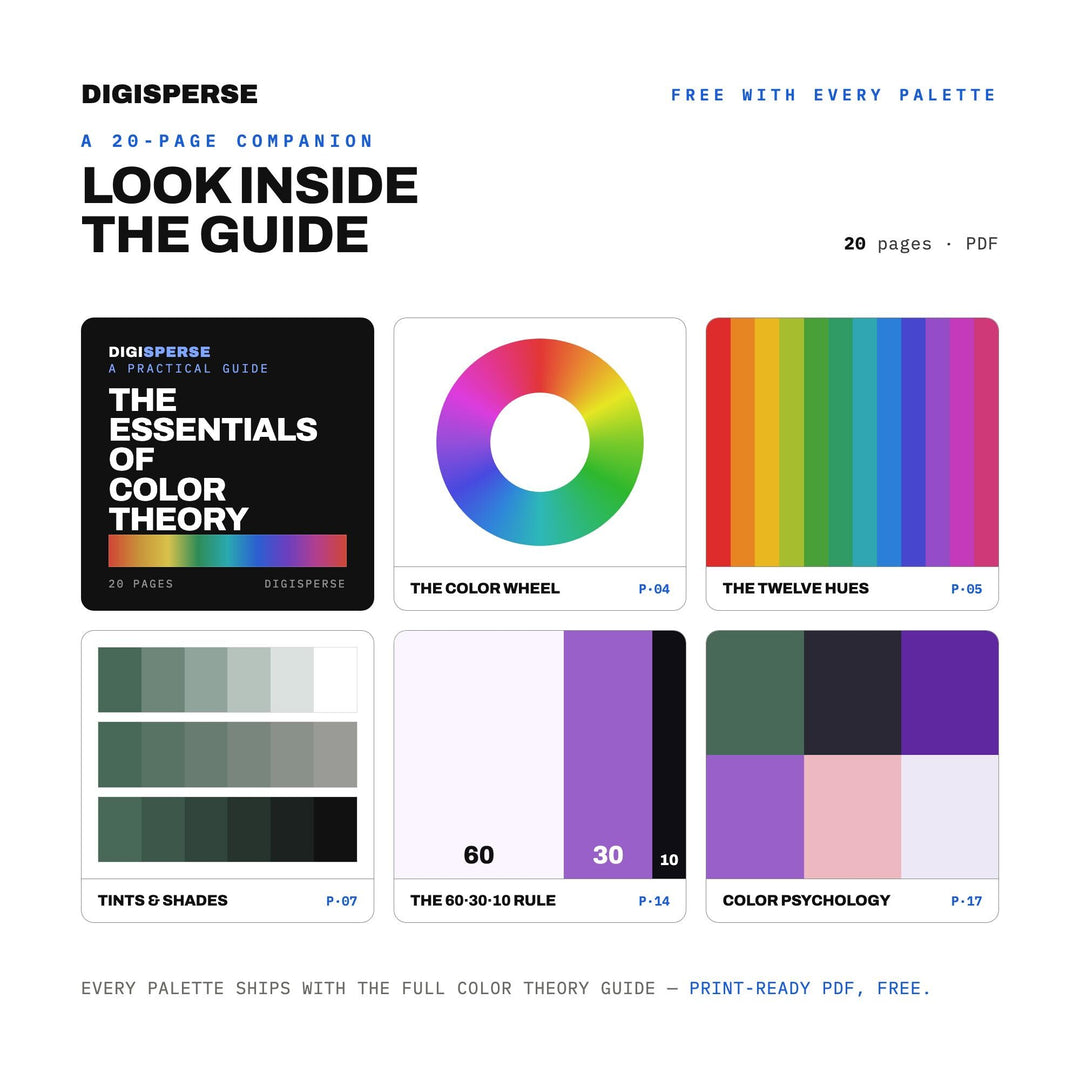 Crystal Witch Altar Color Palette | 30 Colors | Hex RGB CMYK | Procreate Swatches + ASE | Digital Download