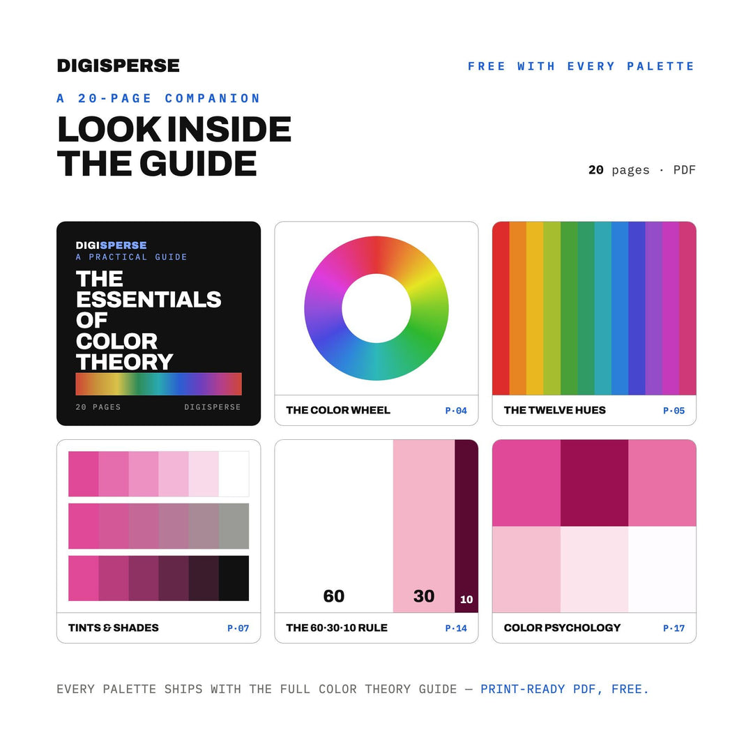 Breast Cancer Awareness Color Palette | 30 Colors | Hex RGB CMYK | Procreate Swatches + ASE | Digital Download