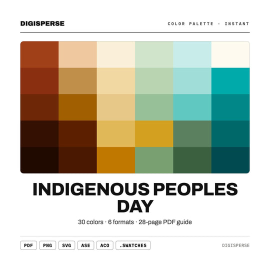Indigenous Peoples Day color palette — main preview
