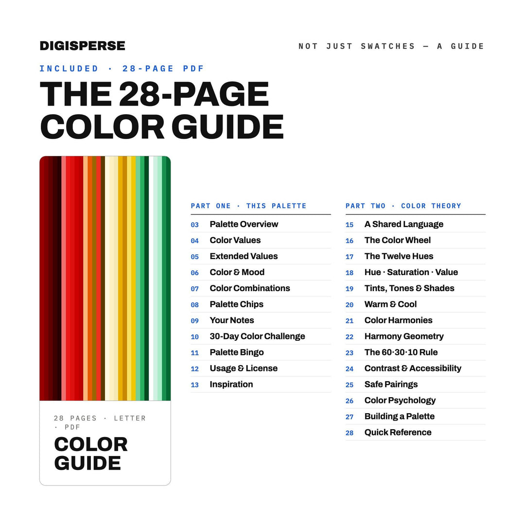 Lunar New Year 2027 Color Palette | 30 Colors | Hex RGB CMYK | Procreate Swatches + ASE | Digital Download