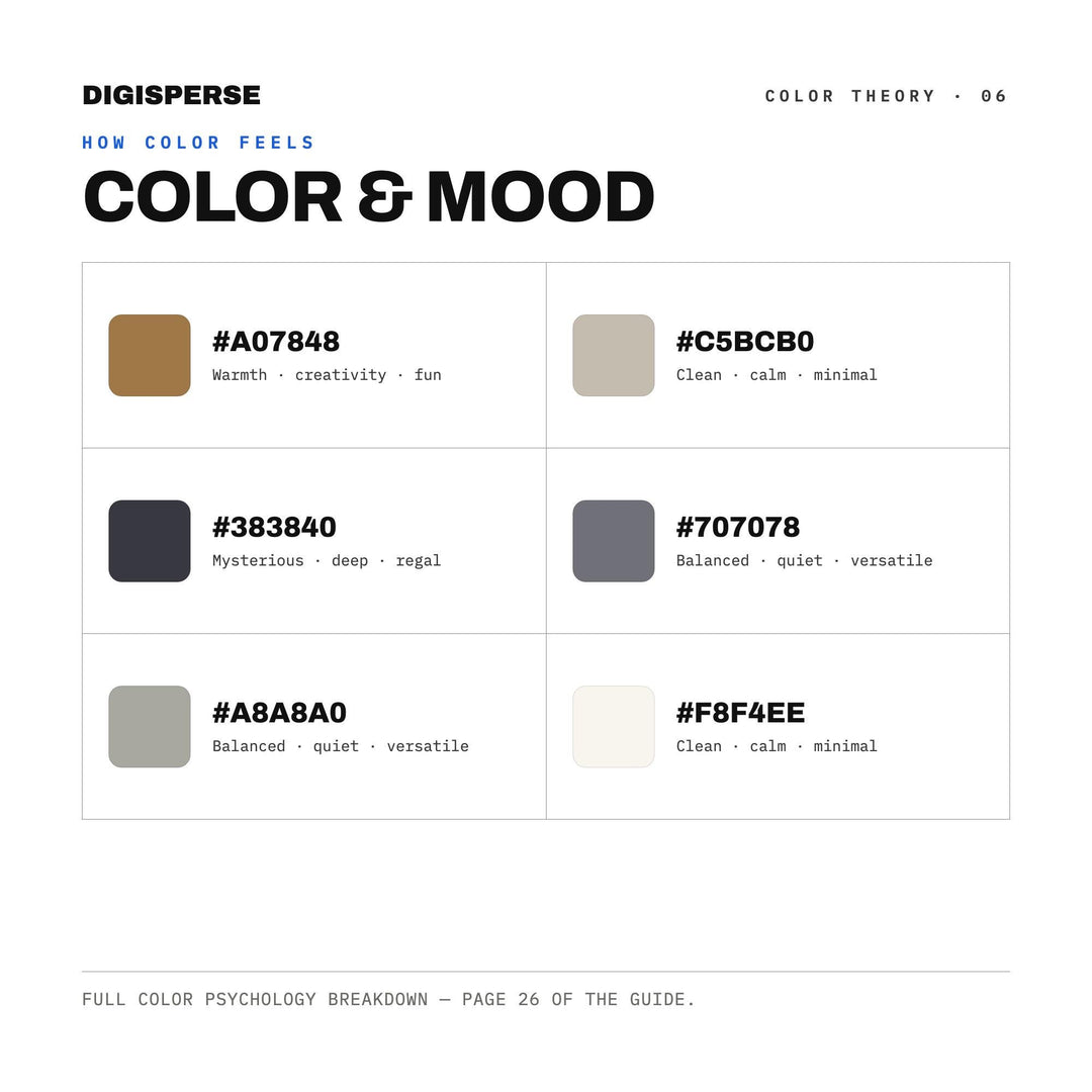 Quiet Luxury Neutral Color Palette | 30 Procreate Swatches, ASE, PDF (Digital Download)