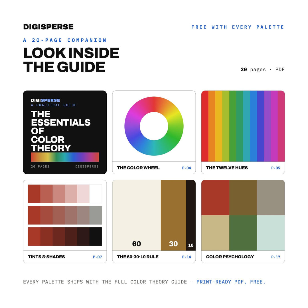 Philadelphia Independence Hall Color Palette | 30 Colors | Hex RGB CMYK | Procreate Swatches + ASE | Digital Download