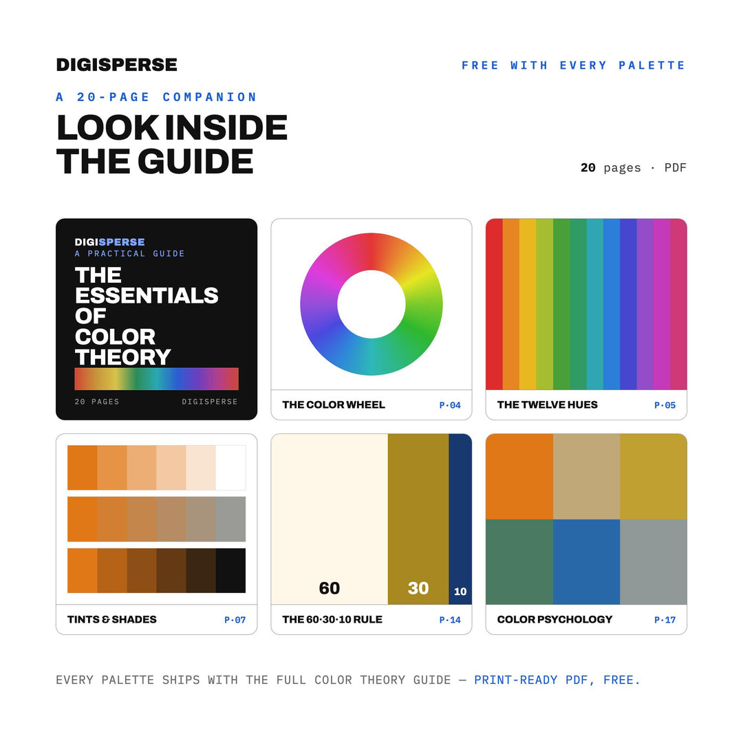 Liberty Torch Glow Color Palette | 30 Colors | Hex RGB CMYK | Procreate Swatches + ASE | Digital Download