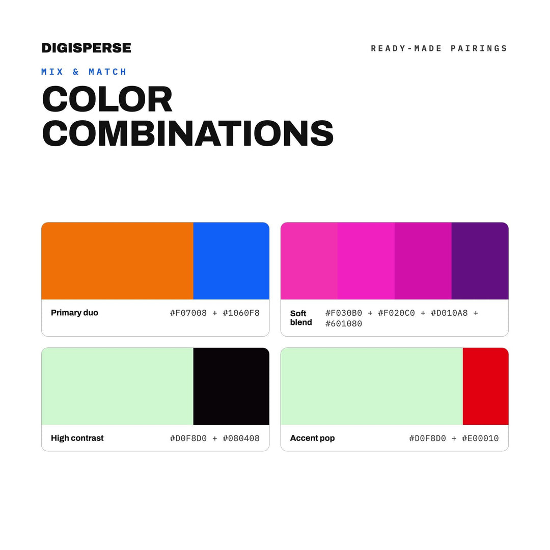 Psychedelic Blacklight Poster Color Palette | 30 Procreate, ASE Swatches (Digital Download)