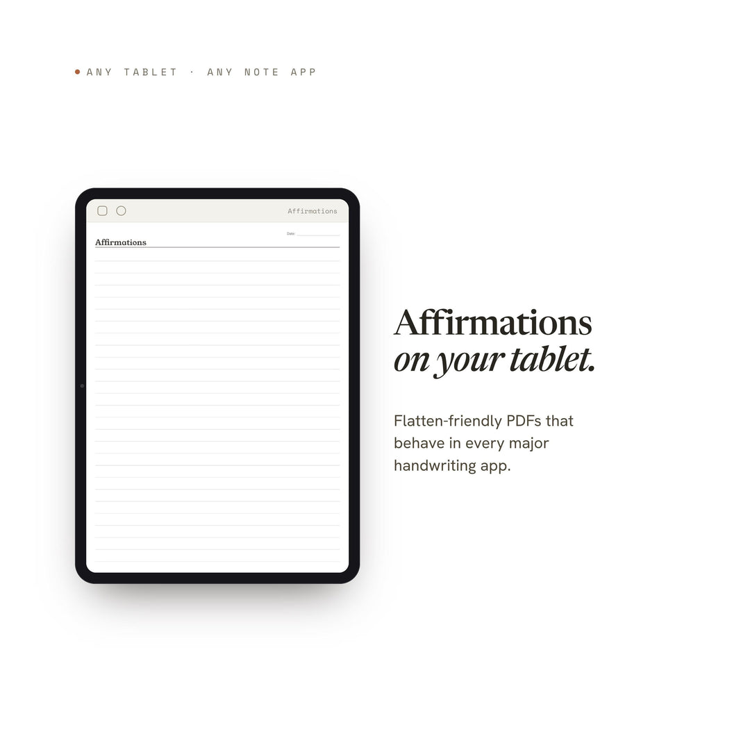 Affirmations printable planner insert — preview image 6 of 20