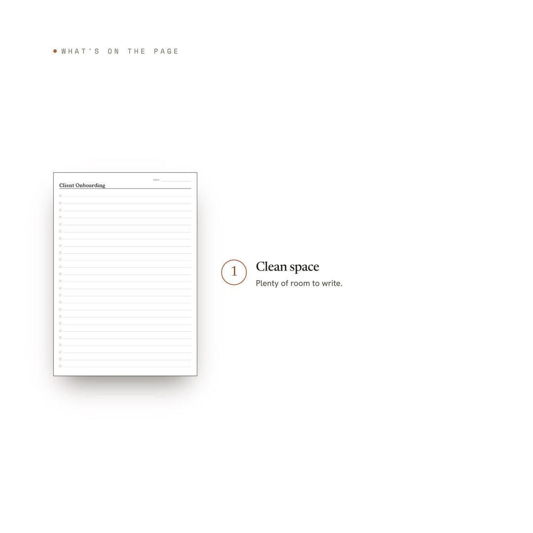 Client Onboarding Checklist | New Account Setup Log | GoodNotes + iPad PDF | Instant Download