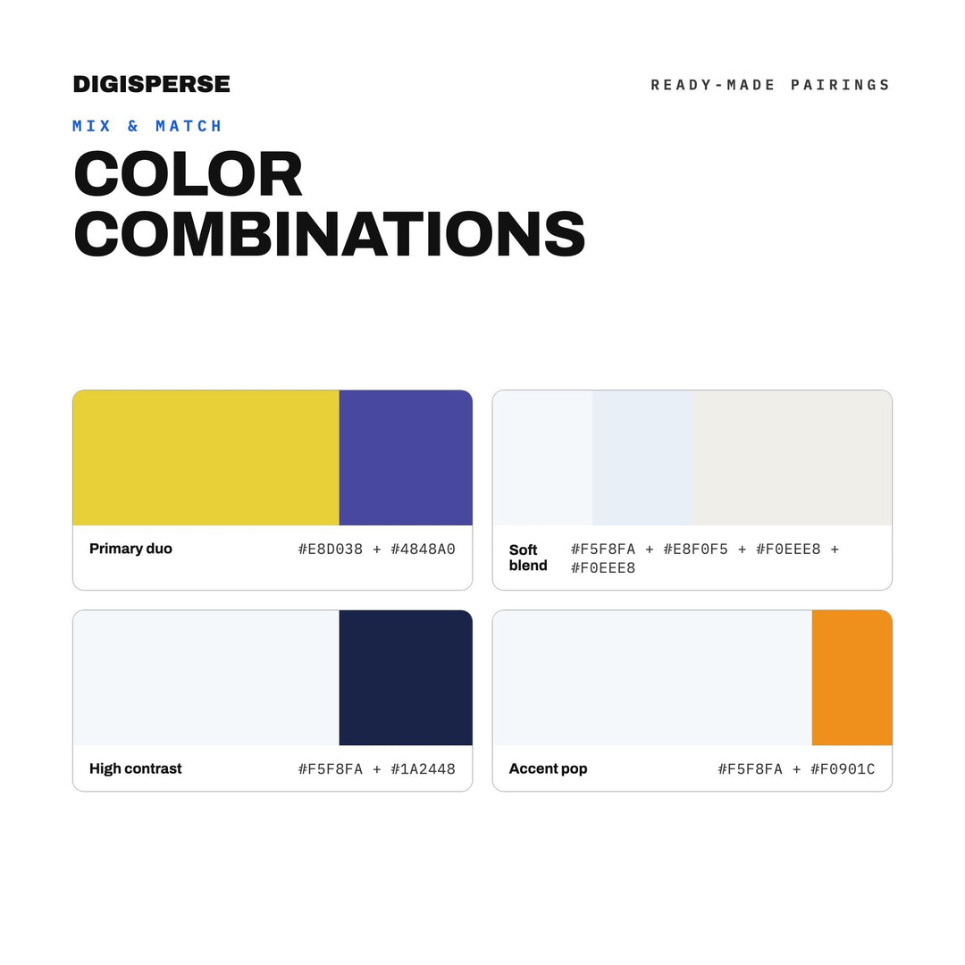 Arctic Wildflower Bloom Color Palette | 30 Procreate Swatches, HEX, RGB, CMYK (Digital Download)
