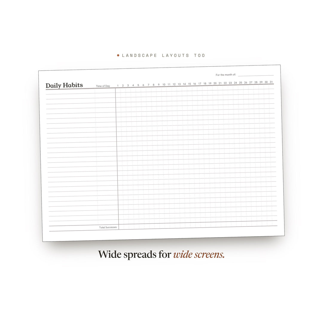 Daily Habits printable planner insert — preview image 15 of 20