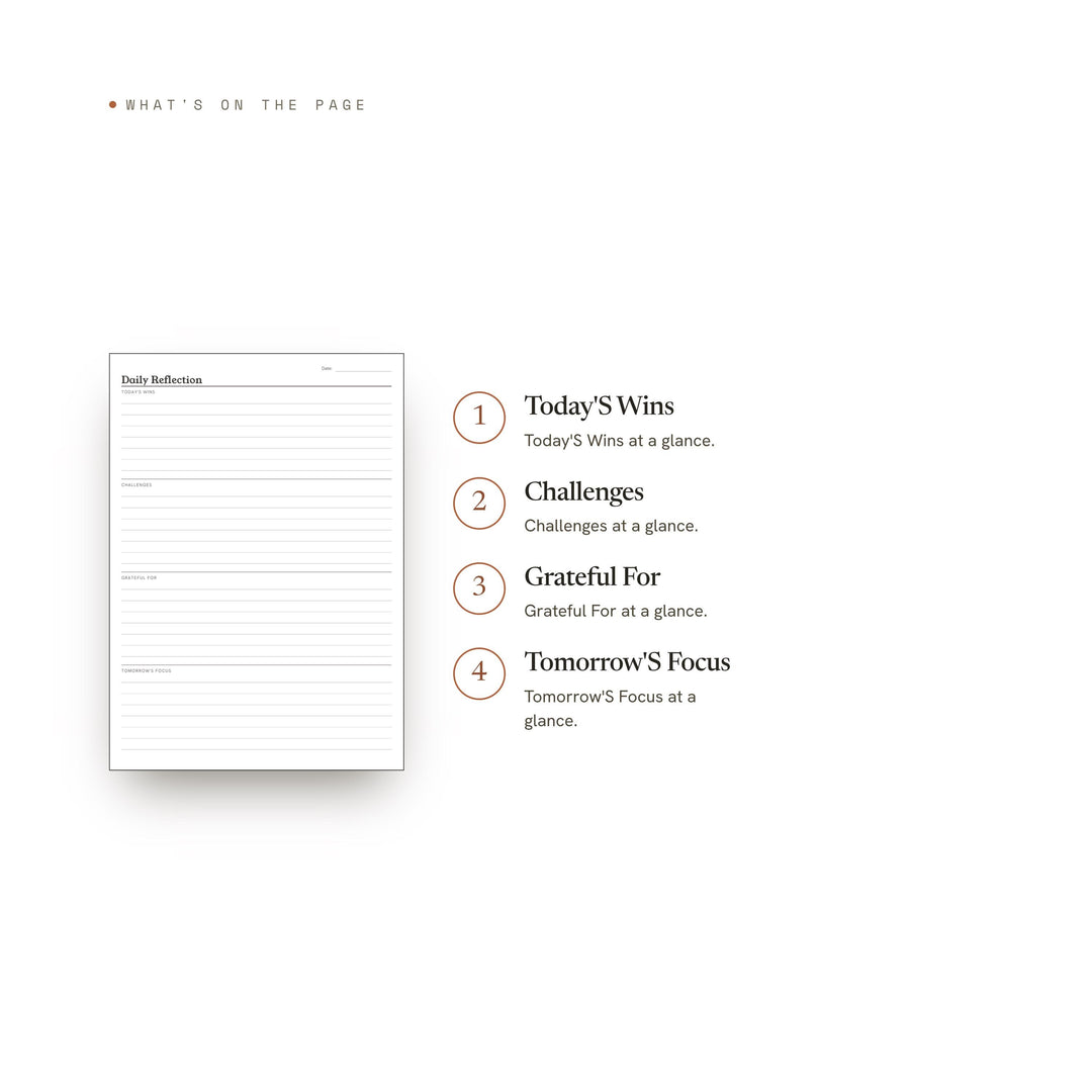 Daily Reflection printable planner insert — preview image 8 of 20