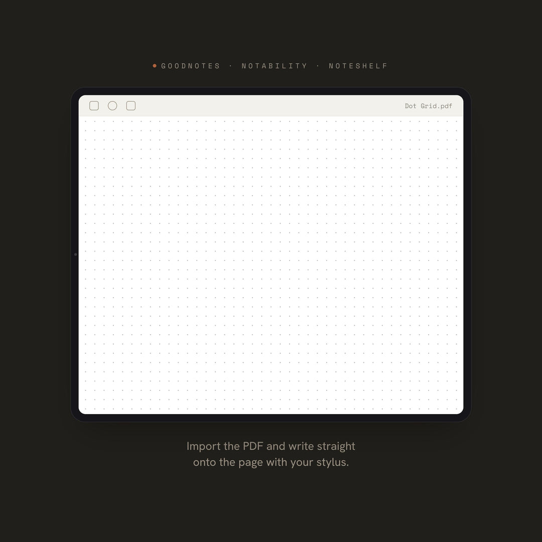 Dot Grid printable planner insert — preview image 5 of 20