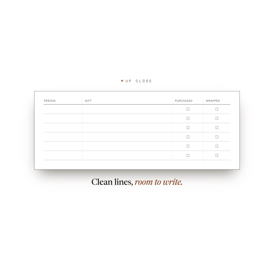 Holiday Gifts printable planner insert — preview image 9 of 20