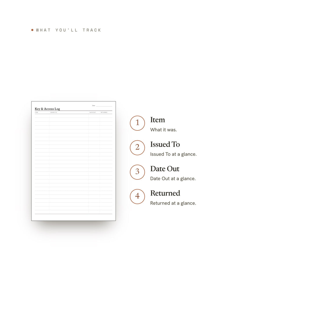 Key Dates printable planner insert — preview image 8 of 20