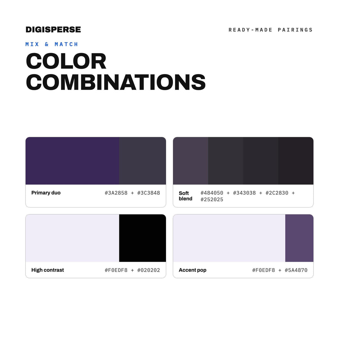 Dark Moon Magic Color Palette | 30 Moody Swatches (Procreate, ASE) (Digital Download)