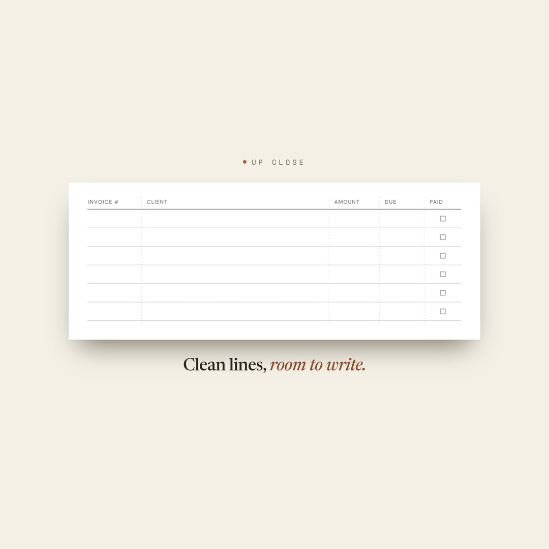 Invoice Tracker Planner Insert | Expense Tracker | GoodNotes iPad PDF | Digital Download