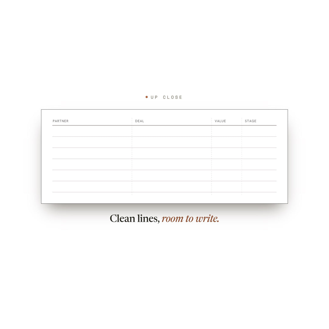Partnership Deals Planner Insert | Sales Tracker | GoodNotes iPad PDF | Digital Download