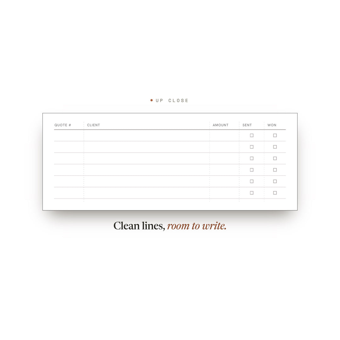 Quote Tracker Planner Insert | Client Tracker | GoodNotes iPad PDF | Digital Download