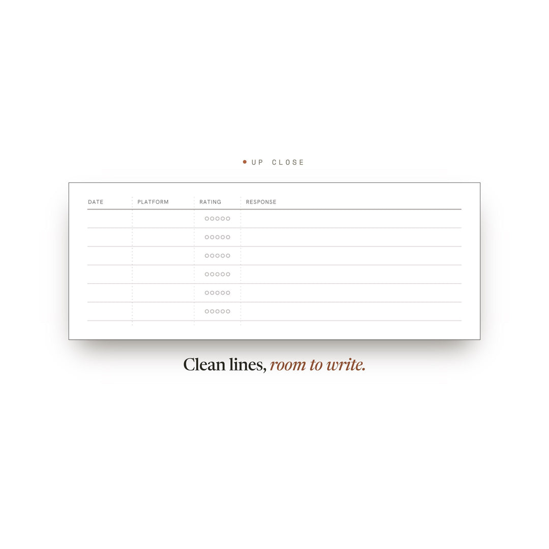 Reviews printable planner insert — preview image 9 of 20