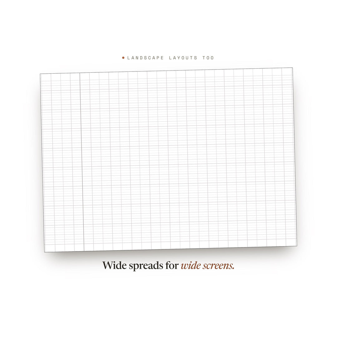 Séyès Ruled Planner Insert | Lined Paper | GoodNotes iPad PDF | Digital Download