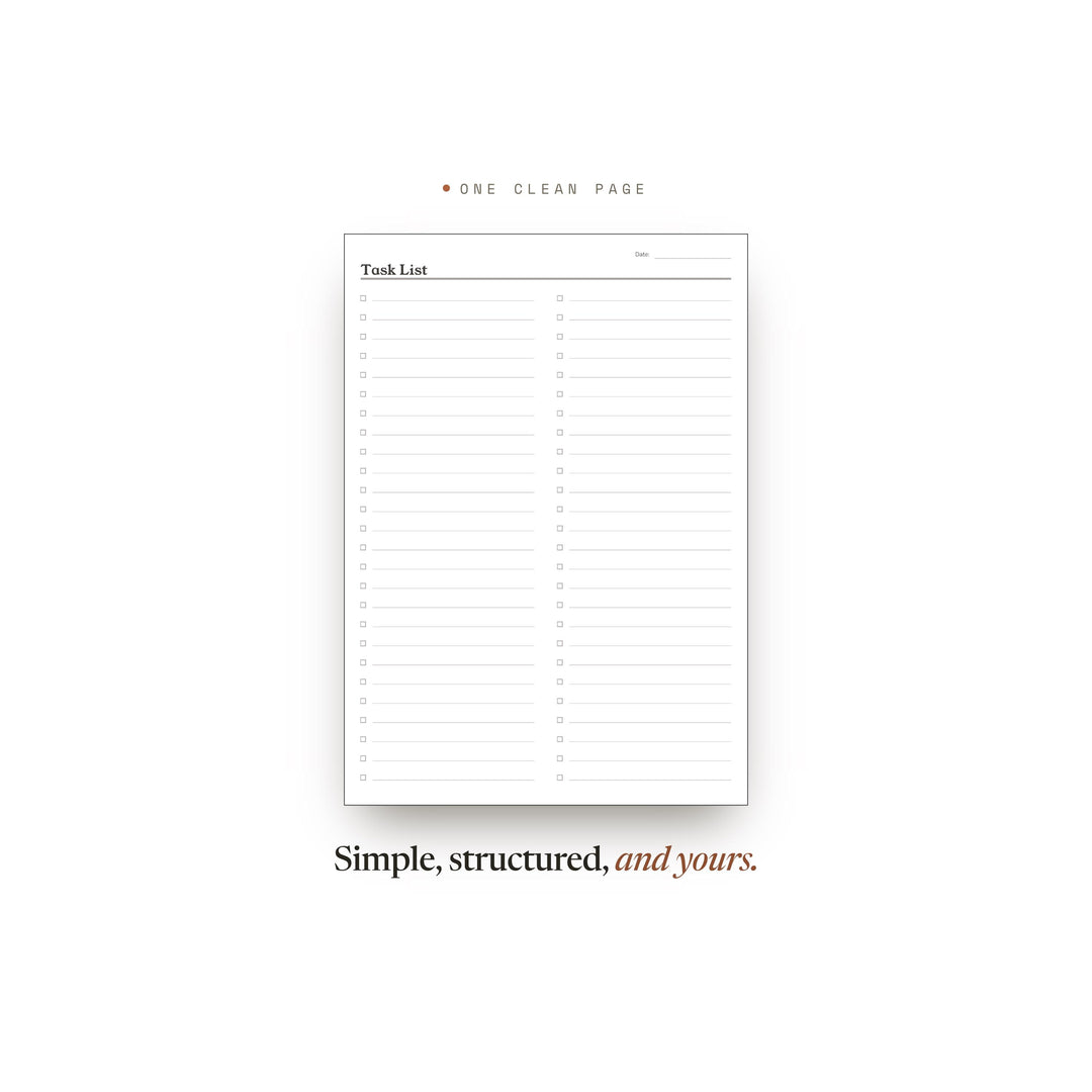 Task List printable planner insert — preview image 2 of 20