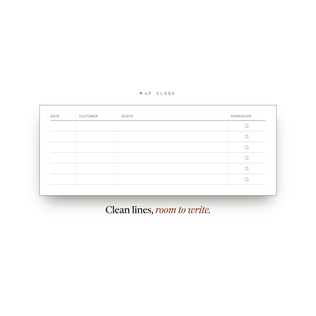 Testimonials printable planner insert — preview image 9 of 20