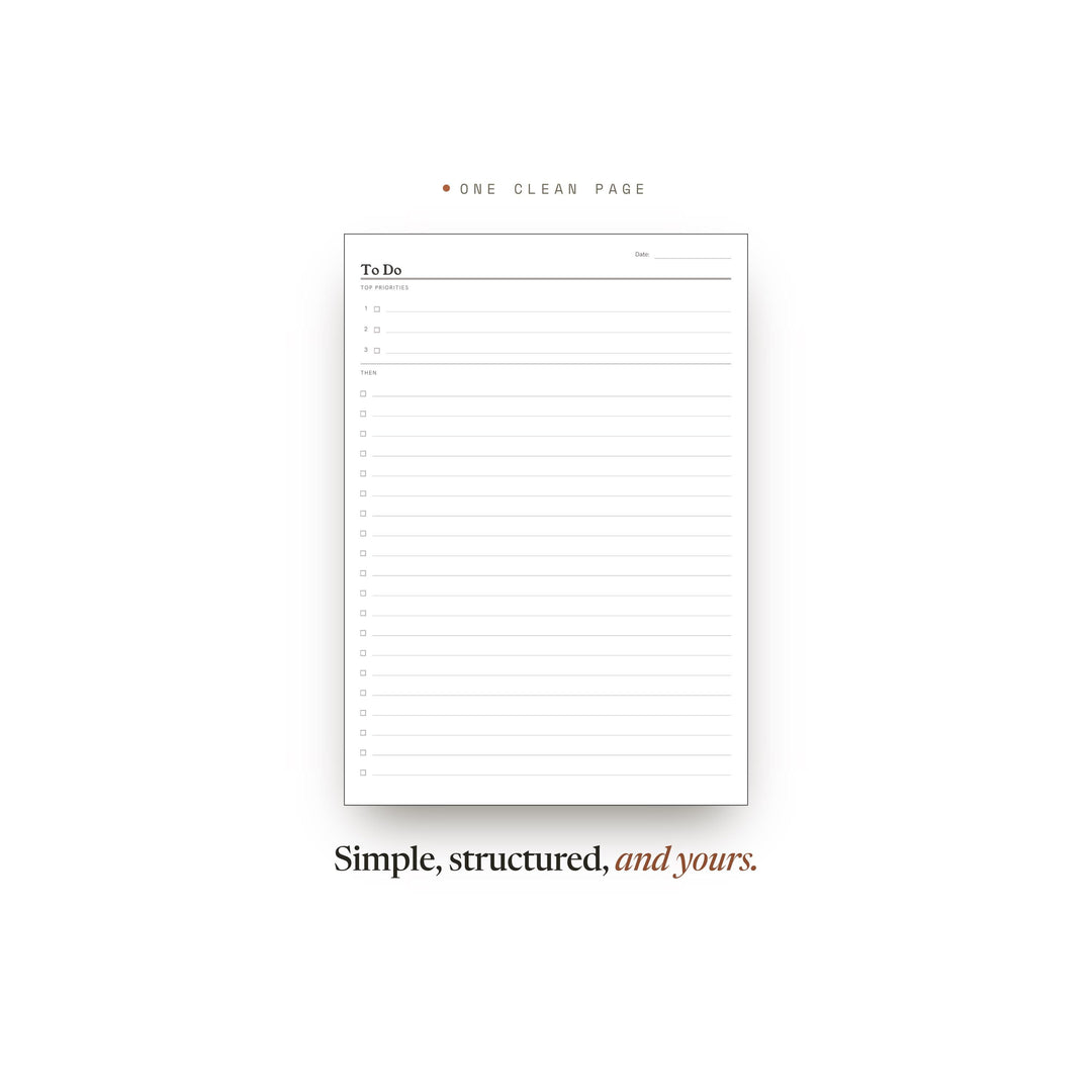 To Do Planner Insert | Note Taking Page | GoodNotes iPad PDF | Digital Download