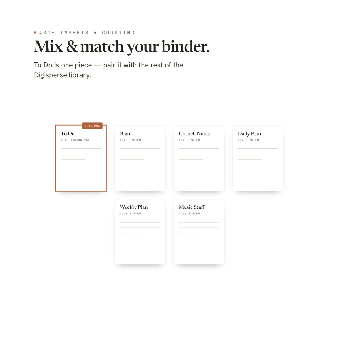 To Do Planner Insert | Note Taking Page | GoodNotes iPad PDF | Digital Download